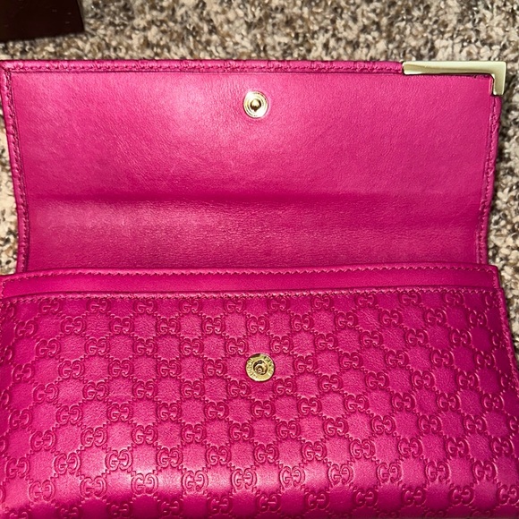 Gucci Long Wallet Wallet with Box - Micro Guccissima - Picture 9 of 13